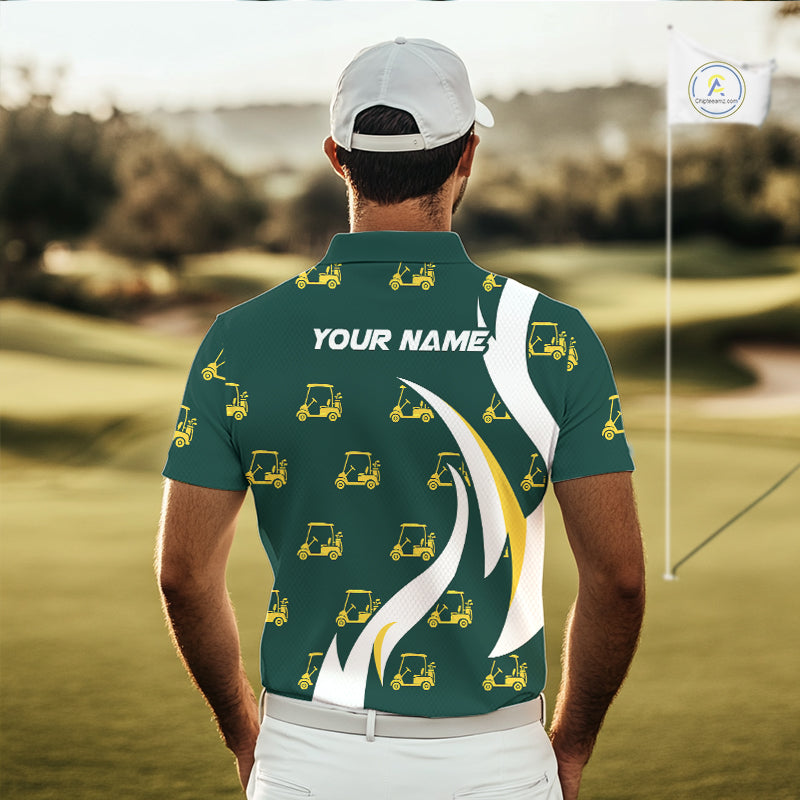 Custom Best Dad Golf Polo Shirt, Fathers Day Gift For Dad Papa, Golf Outfit, Men Polo Shirt NBT711