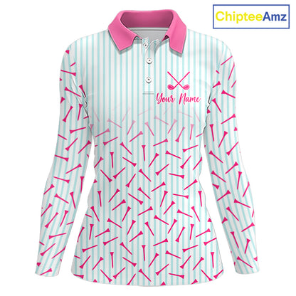  custom face & name golf polo shirt for women, best mom golf shirt, personalized golf outfit for mom