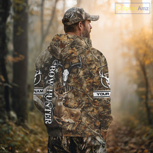 Best Deer Hunting American Flag Custom Camo Shirts for Deer Season, Hunting Shirts for Men NBT89