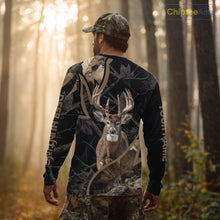 Load image into Gallery viewer, Best Whitetail Deer Hunting Black Camouflage 3D Printing Shirts, Gift Ideas for Hunters NBT236