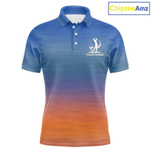 Load image into Gallery viewer, Best Dad By Par Golf Polo Shirt, Golf Shirt For Dad,  Father's Day Gift, Funny Father's Day Shirt NBT612