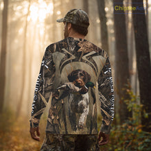 Load image into Gallery viewer, Mallard Duck Hunting German Wirehaired Pointer Dog Camouflage Shirts for Hunters NBT211