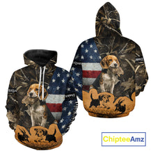 Load image into Gallery viewer, Custom Rabbit Hunting Camo US Flag 3D Shirts for Hunters, Rabbit Hunting Clothing NBT214