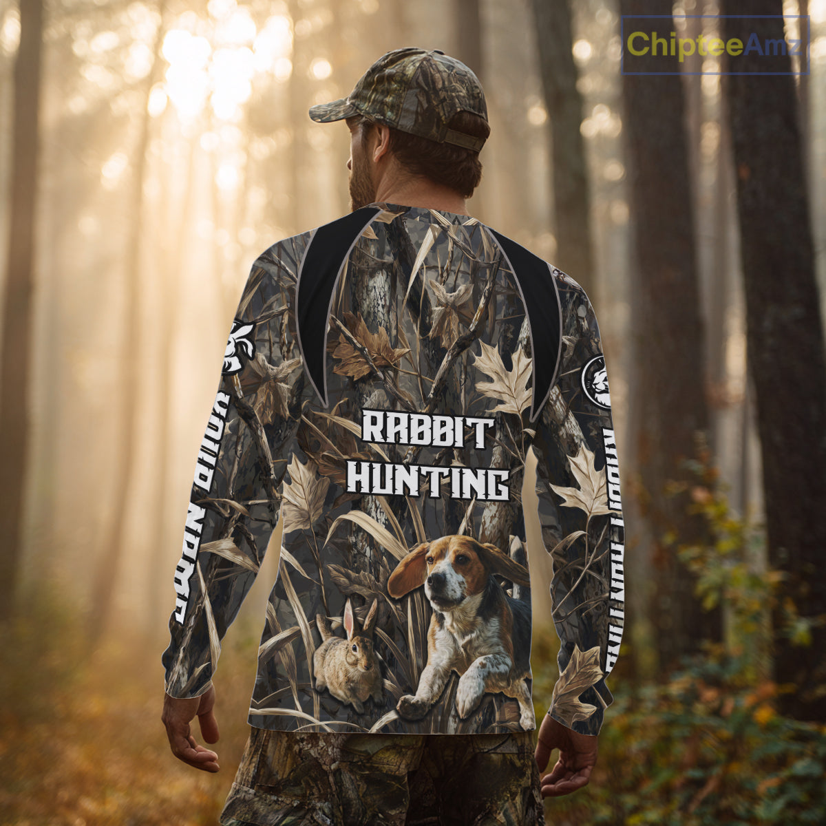 Custom Rabbit Hunting Beagle Dog 3D All Over Printed Shirts, Rabbit Hunting Clothes for Men NBT340