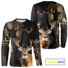 Load image into Gallery viewer, Deer Bow Hunting Camouflage Custom Name Shirts, Personalized Deer Hunting Clothes NBT342