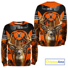 Load image into Gallery viewer, Personalized Deer Hunting 3D All Over Printed Shirts Custom Deer Camo Shirt Hunting Gifts NBT292