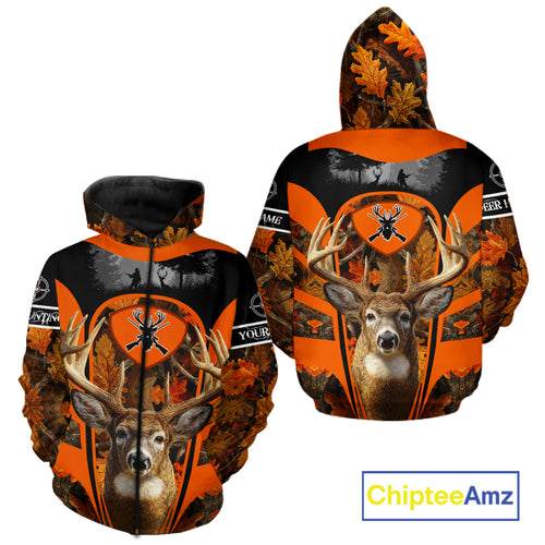 Personalized Deer Hunting 3D All Over Printed Shirts Custom Deer Camo Shirt Hunting Gifts NBT292