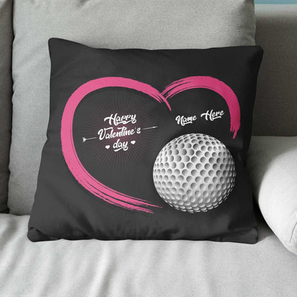 Custom Valentines Day Golf Gifts For Golfer Personalized Golf Pillow LDT1194