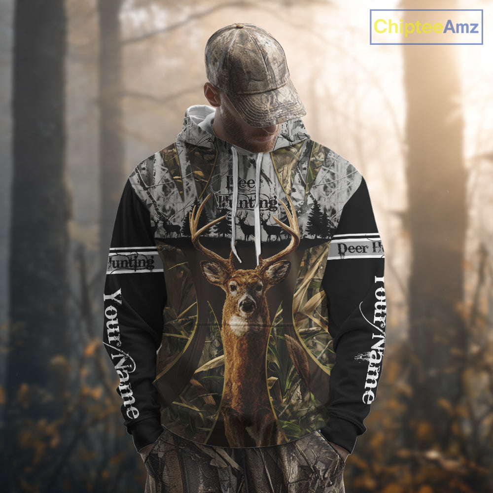 Best Custom Camouflage Deer Hunting Shirts for Men, Hunter Clothes, Gifts for Hunter NBT55