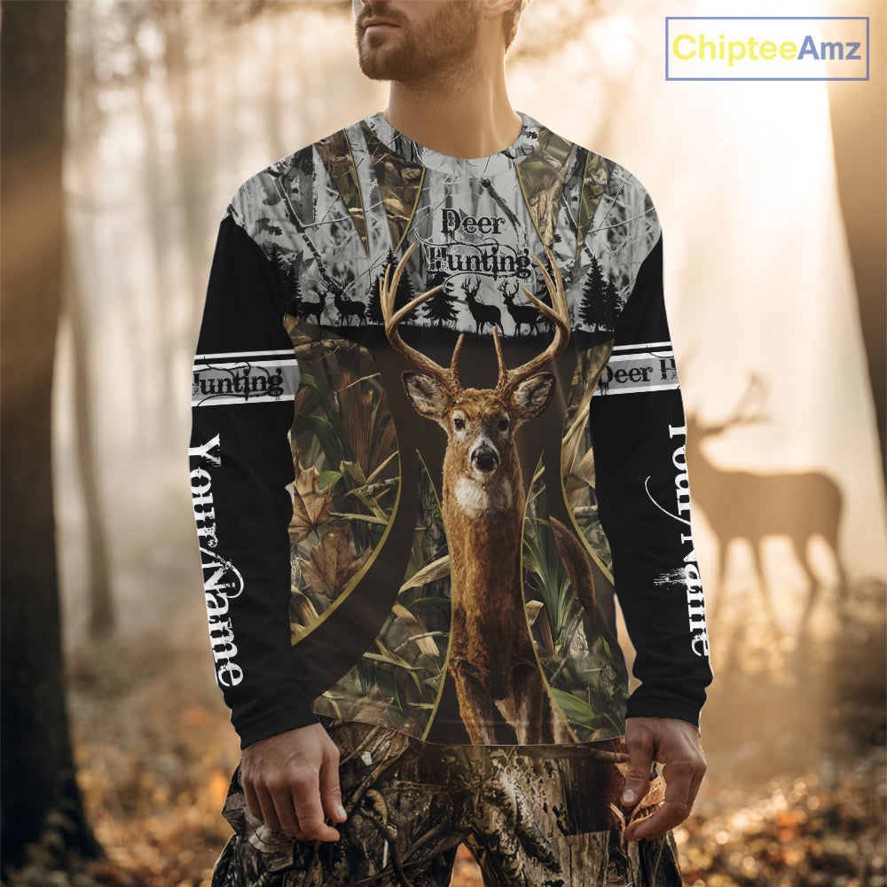 Best Custom Camouflage Deer Hunting Shirts for Men, Hunter Clothes, Gifts for Hunter NBT55