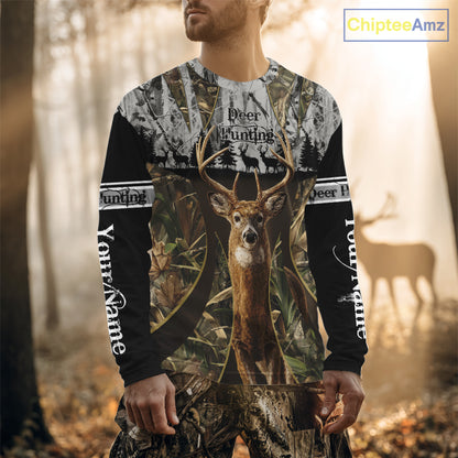 Best Custom Camouflage Deer Hunting Shirts for Men, Hunter Clothes, Gifts for Hunter NBT55