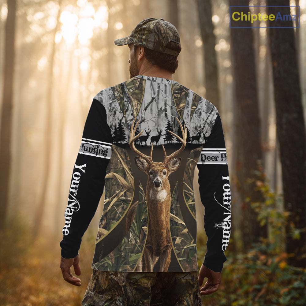 Best Custom Camouflage Deer Hunting Shirts for Men, Hunter Clothes, Gifts for Hunter NBT55