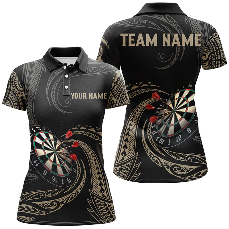 Personalized Roll Tribal Darts Polo Shirts Custom Darts Shirts For Women Dart Jerseys LDT0825