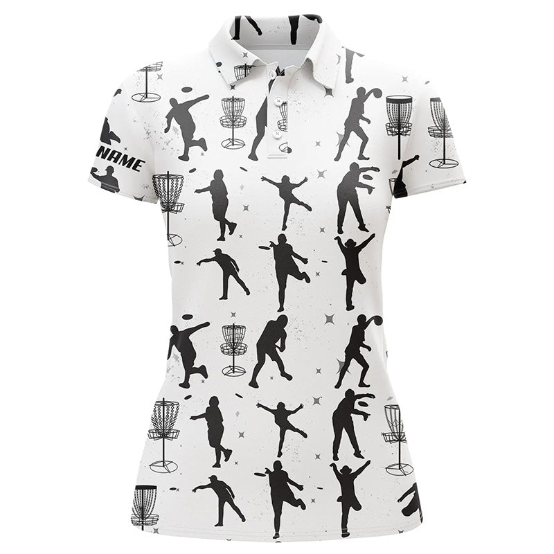 Disc Golfers Seamless Womens Disc Golf Polo Shirts Custom Disc Golf Tops For Women Golf Gifts LDT1345