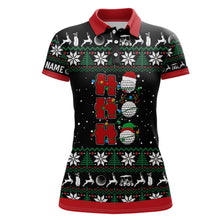 Load image into Gallery viewer, Christmas Womens Golf Polo Shirt Custom Golf Shirts For Women Best Golf Gifts For Christmas LDT0856