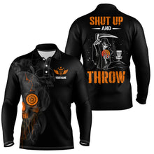 Load image into Gallery viewer, Mens Skull Golf Shirt, Custom Golf Shirt With Skulls, Disc Golf Shirts For Men, Halloween Golf Gifts LDT0061