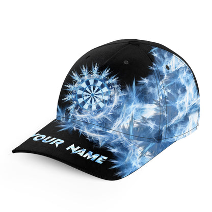 Icy Blue Light Baseball Darts Cap Customized Darts Hat For Darts Player Darts Gifts LDT1274