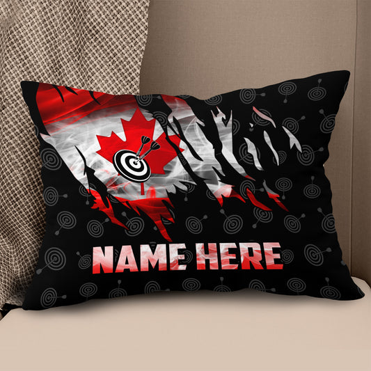 Smoke Canada Flag Custom Darts Pillow Patriotic Personalized Darts Gifts LDT1181