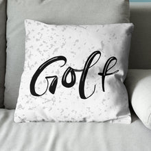 Load image into Gallery viewer, Black And White Golf Throw Pillow Cool Golf Gifts For Golfer LDT1206