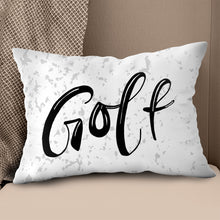 Load image into Gallery viewer, Black And White Golf Throw Pillow Cool Golf Gifts For Golfer LDT1206