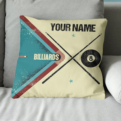 Personalized Billiard 8 Ball Pillow Custom Pillow Gifts For Pool Players VHM0827