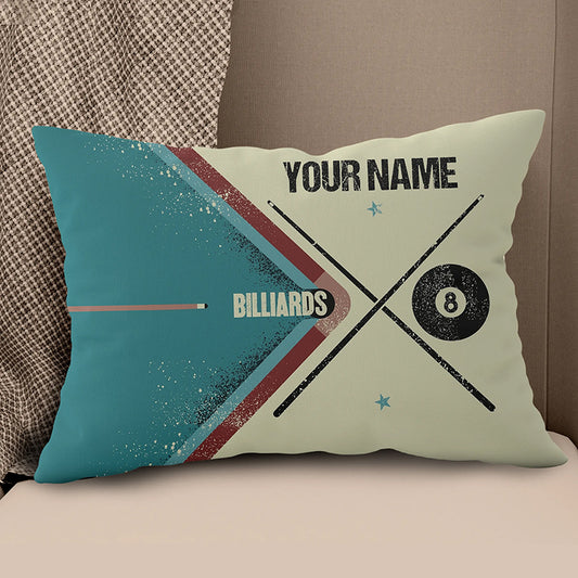 Personalized Billiard 8 Ball Pillow Custom Pillow Gifts For Pool Players VHM0827