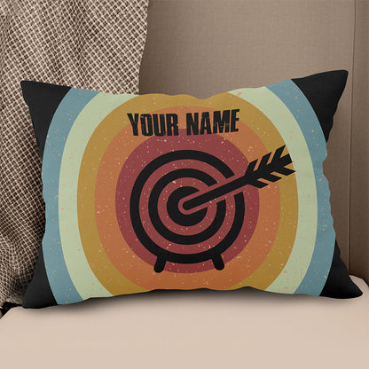 Personalized 3D Target Archery Pillow Custom Throw Pillow Archery Gifts VHM0866