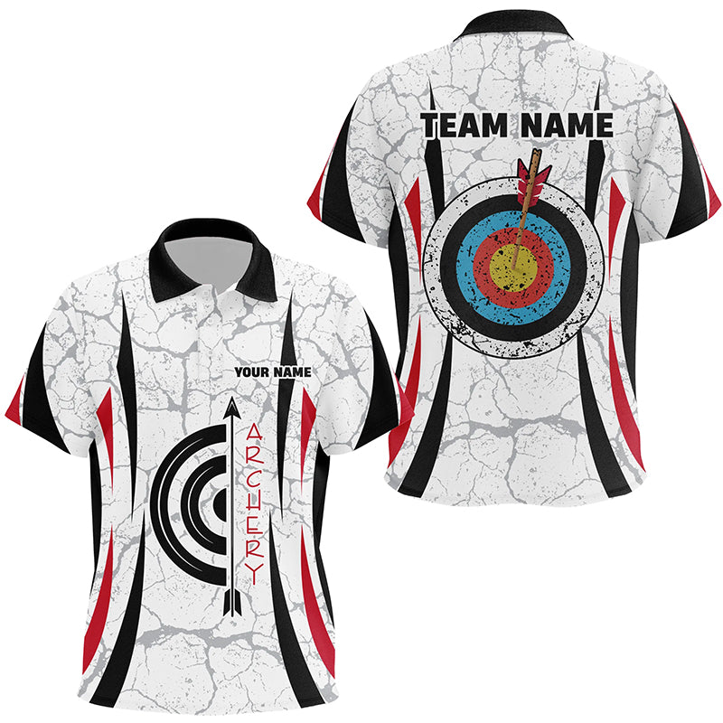 Personalized Retro Target Archery Polo Shirts For Kids Archery Jerseys Custom Archery Team Shirts VHM1139