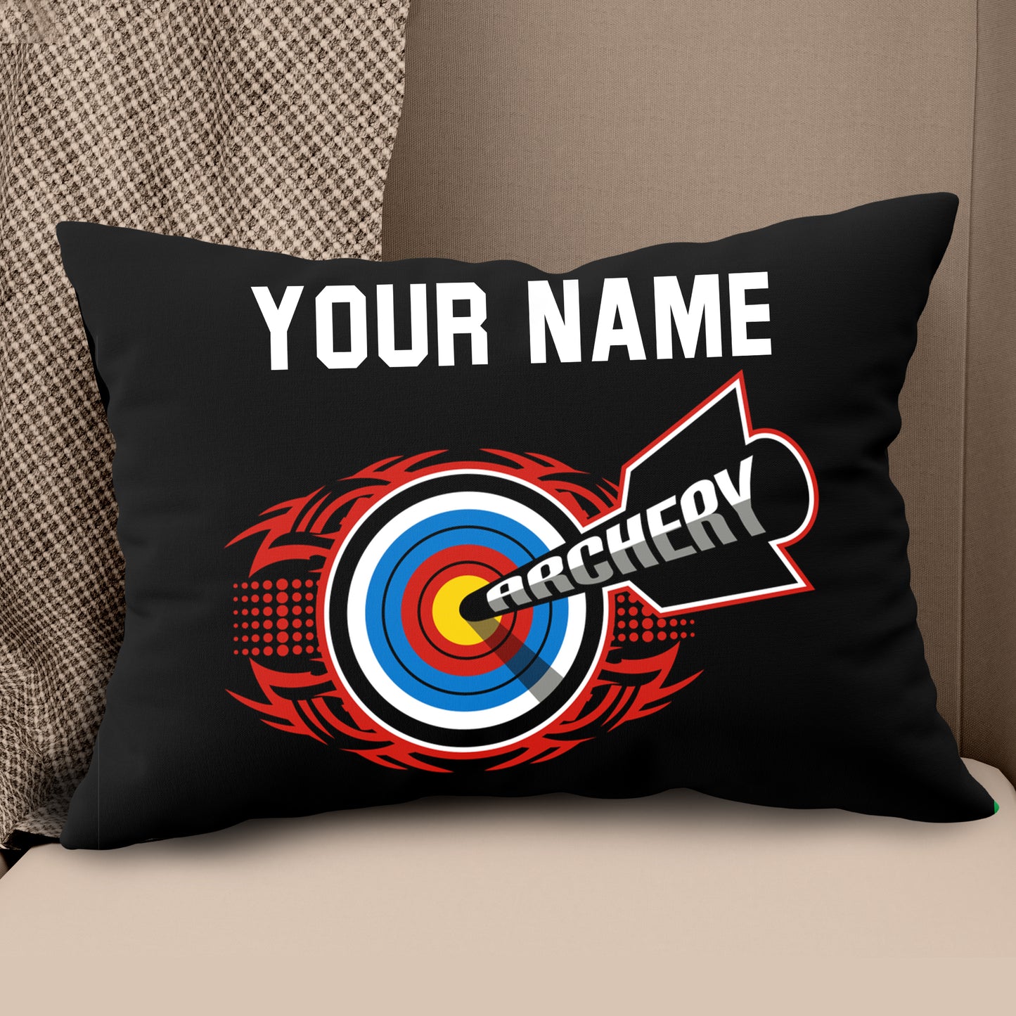 Personalized Bow And Arrow Archery Pillow Custom Gift For Archery Lovers VHM0857