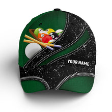 Load image into Gallery viewer, Custom Name Billiard Cap Hats For Men Women, Adjustable Billiard Baseball Cap 3D Printing Caps VHM0283