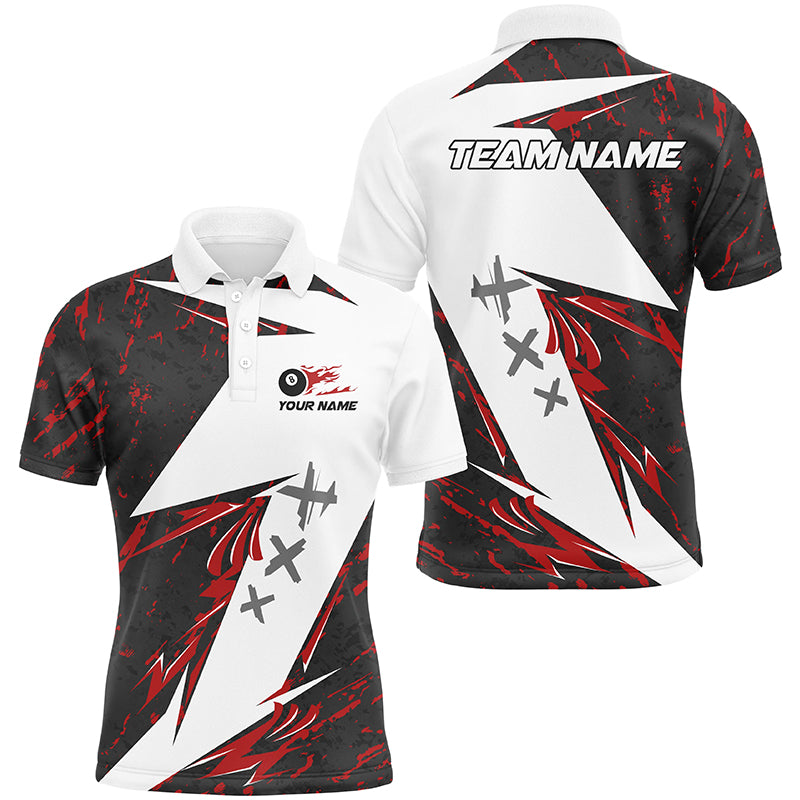 Personalized Multicolor Billiard Sport Shirts Custom Billiard Ball 8 Team Jerseys For Men TDM1764
