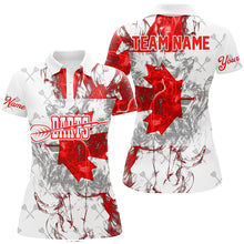 Load image into Gallery viewer, Customized Darts Pattern Grunge Canada Flag Smoke Women Darts Shirts Custom Patriotic Darts Jersey TDM1589