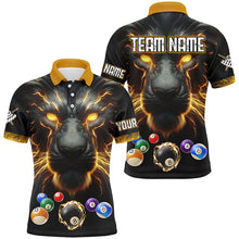 Load image into Gallery viewer, Personalized Lion Billiard Shirts For Men Custom 3D Printed Billiard Balls Team Jerseys Uniform TDM2178