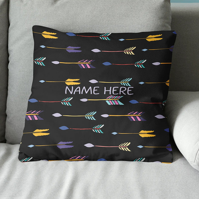 Colorful Archery Arrows Throw Pillow Best Customized Archery Cute Pillow TDM0894
