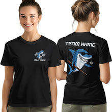 Load image into Gallery viewer, Custom Shark 8 Ball Billiard T-Shirts For Pool Player, Pool Team Shirts, Billiard Lover Shirts TDM3976