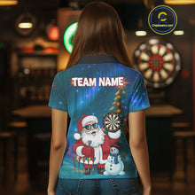 Load image into Gallery viewer, Funny Santa Christmas Darts Shirt For Women Custom Xmas Dart Jerseys, Gifts For Darts Player TDM5272