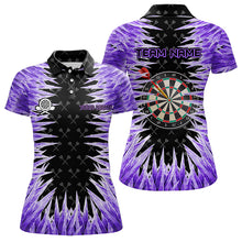 Load image into Gallery viewer, Personalized Darts Board Purple Icy 3D Printed Women Dart Shirts Custom Cool Dart Jerseys For Team TDM3482