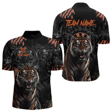 Load image into Gallery viewer, Personalized Tiger Darts Shirt With Pocket Option For Men, Darts Team Jersey TDM3621