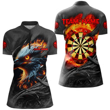 Load image into Gallery viewer, Darts Eagle Fire Flame Custom Darts Shirts Shirts For Women, Personalized Darts League Team Jerseys TDM2101