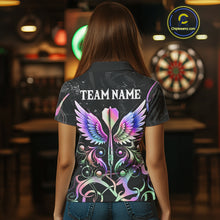 Load image into Gallery viewer, Holographic Arrow Wings Custom Dart Shirt For Women, Dart Jersey Pocket Option TDM5330