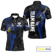 Load image into Gallery viewer, Personalized Las Vegas Flag Smoke Billiard Shirt For Men Custom 8 Ball Pool Team Jerseys TDM4287