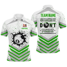 Load image into Gallery viewer, Personalized Multi-Color Stroke It Don&#39;t Poke It 8 Ball Pool Shirts Custom Funny Billiard Team Jersey TDM1577