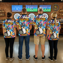 Load image into Gallery viewer, Funny Penguin Colorful Graffiti Darts Shirt For Women Custom Darts Team Jersey Polo &amp; 1/4 Zip TDM6466