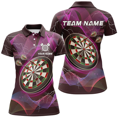 Personalized Pink Dartboard 3D Printed Custom Women Darts Shirts, Darts Jerseys For Team Player TDM2049