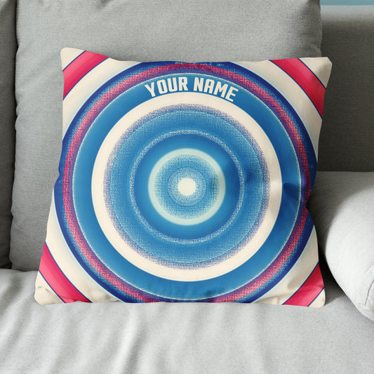 Personalized Grunge Patriotic Target Pillow Custom Archery Throw Pillow TDM0802