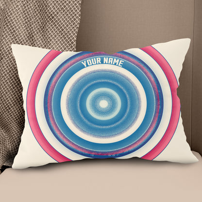Personalized Grunge Patriotic Target Pillow Custom Archery Throw Pillow TDM0802