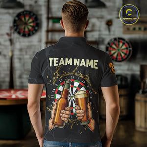 Funny Darts And Beer Grim Reaper Darts Shirt For Men Custom Drinking Darts Team Jersey Outfit TDM4879