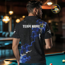 Load image into Gallery viewer, Personalized Grunge Las Vegas Flag Smoke Billiard Shirt For Men Custom 8 Ball Pool Team Jerseys TDM4288