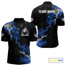 Load image into Gallery viewer, Personalized Grunge Las Vegas Flag Smoke Billiard Shirt For Men Custom 8 Ball Pool Team Jerseys TDM4288