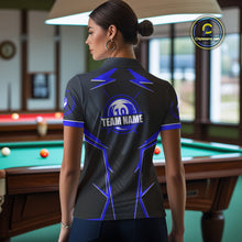Load image into Gallery viewer, 10 Ball Billiard Jerseys For Women Custom Polo &amp; Quarter-Zip Billiard Team Shirt, 10 Ball Pool Shirt TDM3831